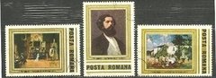 27374 POSTA ROMANA - LOTE PINTURA COM 3 SELOS