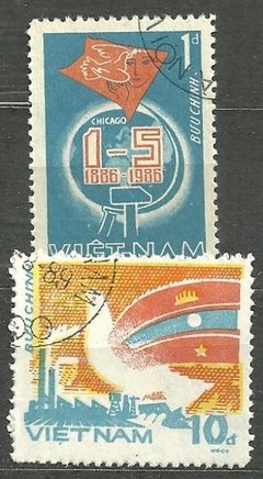 27804 VIETNAM - LOTE COM 2 SELOS