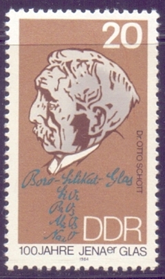 2848 .... D D R - Dr. OTTO SCHOTT - 20 Pf - 1984 - MINT