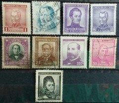 2934 CHILE - LOTE COM 7 SELOS