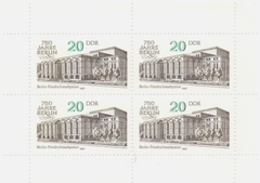 3078 ..... ALEMANHA D D R - 750 ANOS DE BERLIN - 20 Pf - 1987 - FOLHA MINT