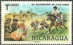 31159 NICARAGUA - 150 ANIV. DE JULIO VERNE