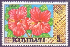 32349 ...... KIRIBATI - FLOR HIBISCUS - 5 c.
