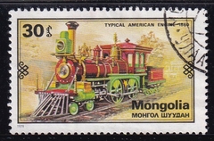 32823 .... FERROVIA - MONGOLIA - LOCOMOTIVA AMERICANA