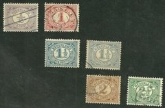 3384 HOLANDA - LOTE COM 6 SELOS