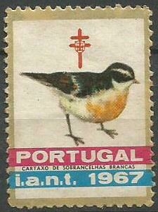 33901 PORTUGAL - I A N T 1967 - PASSARO