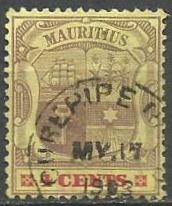 34087 .... MAURITIUS - 4 CENTS