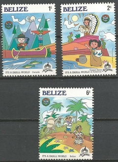 34608 BELIZE - ITS A SMALL WORLD - NATAL 1985