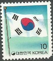 36972 KOREA - BANDEIRA