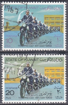37577 ..... KUWAIT - TRAFFIC DAY - 1969 - SERIE USADA
