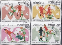 37895 ..... LAOS - COPA DO MUNDO DE FUTEBOL U S A ' 94 - USADO