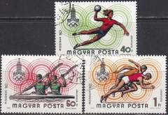 37918 ....... HUNGRIA - OLIMPIADAS DE MOSCOU 80 - 1980 - USADO