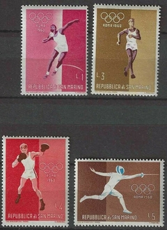 38665 SAN MARINO - OLIMPIADAS ROMA - 1960