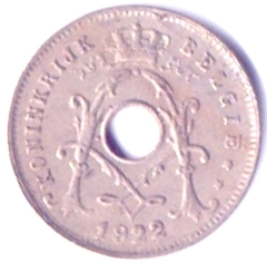 M4204 ...... BELGICA - 5 CENTIMES 1922 ( 5 Cen ) - KM 66 - Ni