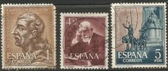 7194 ESPANHA - LOTE COM 3 SELOS