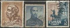 7195 ESPANHA - LOTE COM 3 SELOS