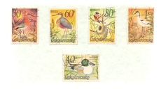 37800 ..... CHECOSLOVÁQUIA - AVES EM SEU HABITAT - 1967 - USADOS