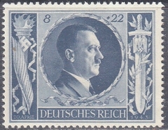 846 .... 54º ANIVERSARIO DE ADOLF HITLER - 8 + 22 Rpf - 1943