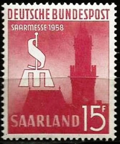 3345     ALEMANHA   -   SAARMESSE  1958  -  15 F