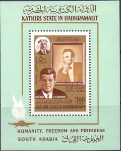 14073 ...... ARABIA DO SUL - HUMANIDADE, AMIZADE E PROGRESSO - KENNEDY - 500 FILS