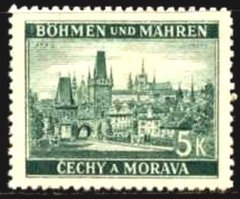BM035 BOHEMIA MORAVIA - PRAGA - 5 K.