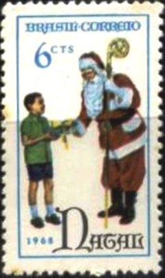 C0626 NATAL, PAPEL NOEL - 5 CENTAVOS - 1968