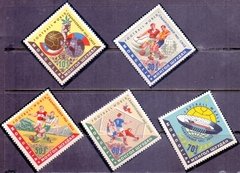 18715 ..... COPA DO MUNDO - MONGÓLIA - COPA DO MUNDO CHILE 62 - SERIE MINT NO HAWID