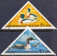 25564 MONGÓLIA - GANSOS SELVAGENS - USADOS