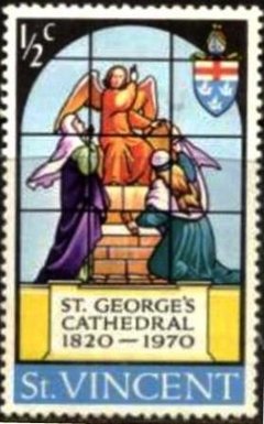 15104 .... St. VINCENT - CATEDRAL DE SÃO JORGE - 1970 - MINT
