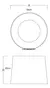 VK Plafon Led Kai 35cm Dimerizable Moderno - Lafabrica3 - Von en internet