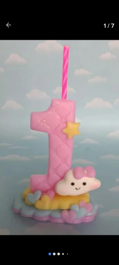 Vela Numero Cumpleaños Porcelana Fría Unicornio - comprar online