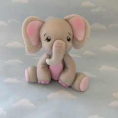 Adorno de torta elefante animalitos - tienda online