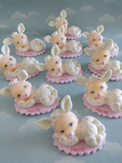 Bebes 10 souvenir conejitos en internet