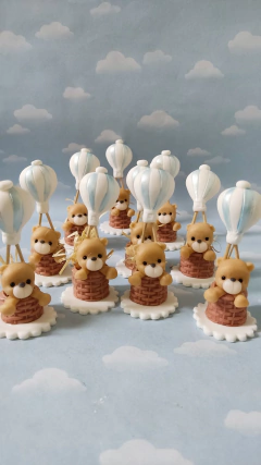 Souvenirs Bautismo 20 Luna Nena Varón Baby Shower Porcelana - comprar online
