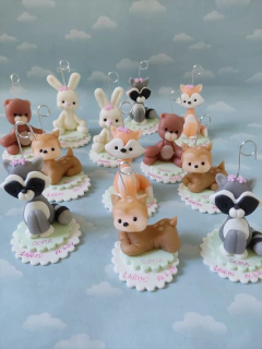 Combo 20 souvenirs animalitos del bosque nórdicos
