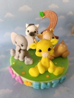 Adorno Torta animales de la selva safari - tienda online