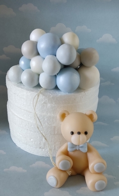 Adorno Torta osito/conejo/ con globos en internet