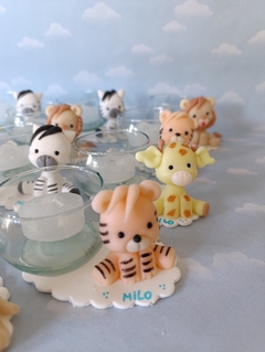 Souvenirs 10 Portavelas animalitos safari en internet