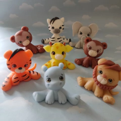 Adorno Torta animales de la selva safari - tienda online