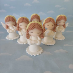 Souvenirs 10 Angelitos bautismo comunión - Nubecitas