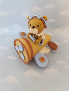 Adorno Torta Osito aviador - tienda online