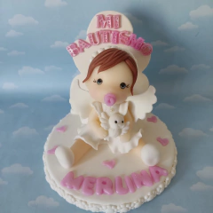 Adorno Torta bautismo capillita - comprar online