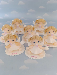 Souvenirs 20 Angelitas Porcelana Fria - tienda online
