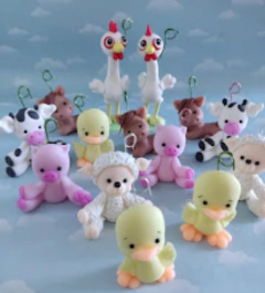 Souvenirs 20 Buhos Ositos Jirafas Animalitos Porcelana Fria. en internet