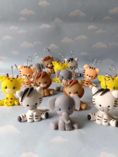 Souvenirs 20 Buhos Ositos Jirafas Animalitos Porcelana Fria.