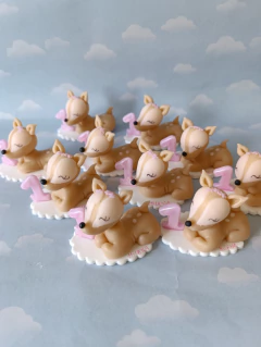 Souvenirs 20 Buhos Ositos Jirafas Animalitos Porcelana Fria. - tienda online