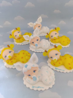 Souvenirs Infantiles 20 Bebes babyshower nacimiento cumpleaños en internet