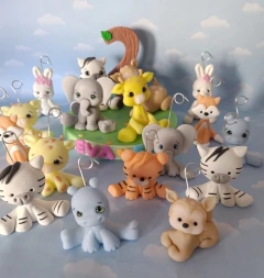 Souvenirs 20 Buhos Ositos Jirafas Animalitos Porcelana Fria. en internet