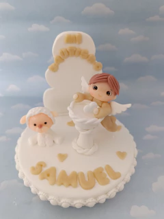 Adorno de torta pila bautismo - comprar online