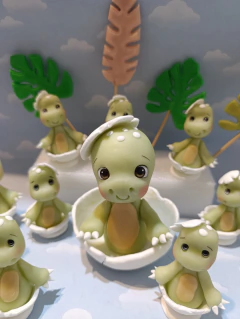 Adorno Torta dinosaurio - Nubecitas